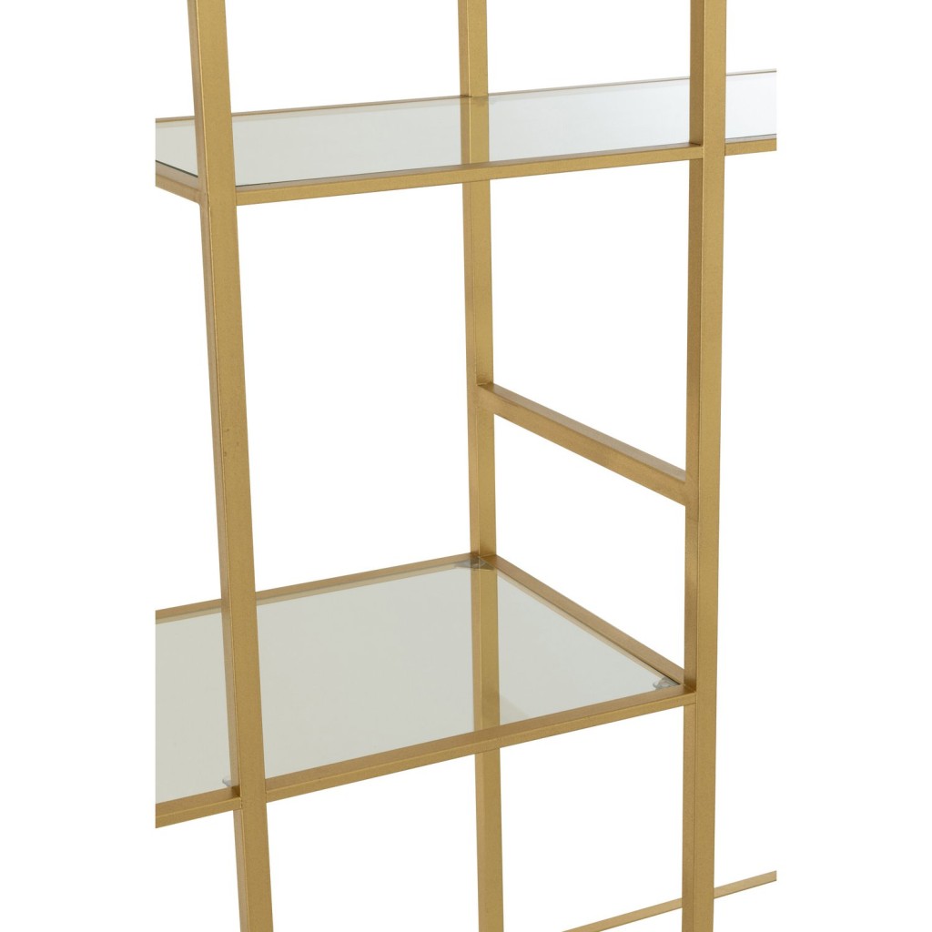J-Line rek - ijzer/glas - goud