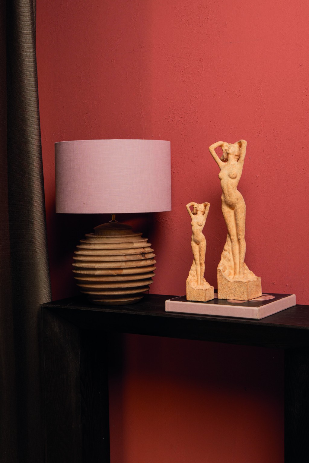 Aleah Brown Poly Women Shaped Statue Small