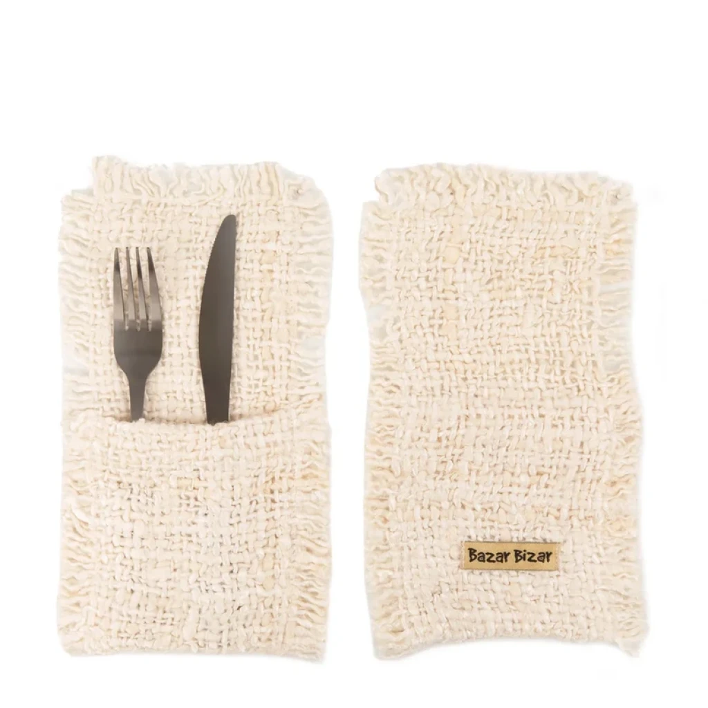 The Oh My Gee Cutlery Holder - Cream - Set of 4