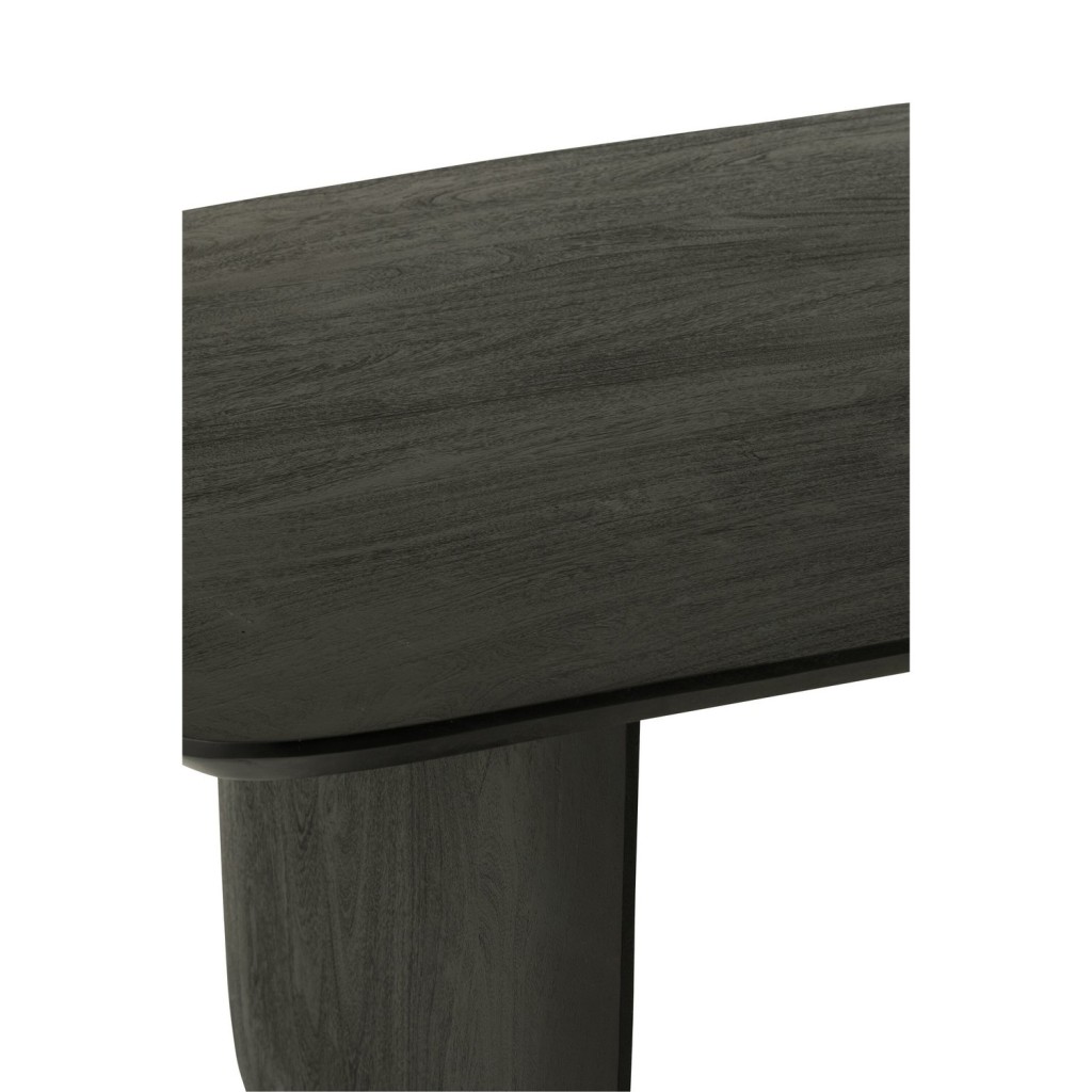 J-Line Eettafel Acaciahout Zwart