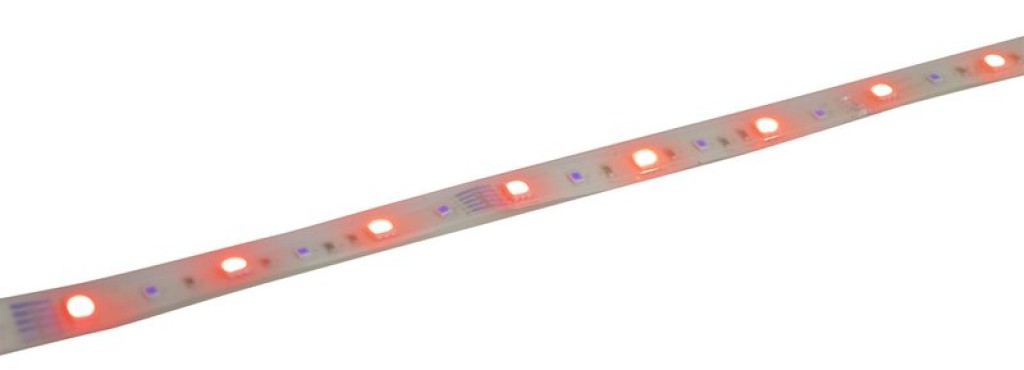 The LED "Stripe" Outdoor 500 cm, 24 watts, warm white, with color changer, dimmable, including remote control and accessories