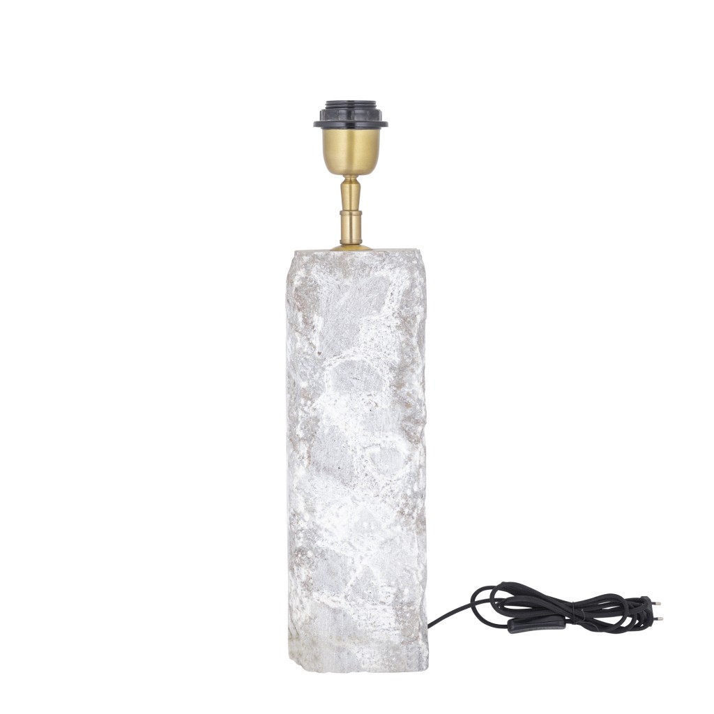 Rester Natural Marble Table Lampbase Rough Stone L