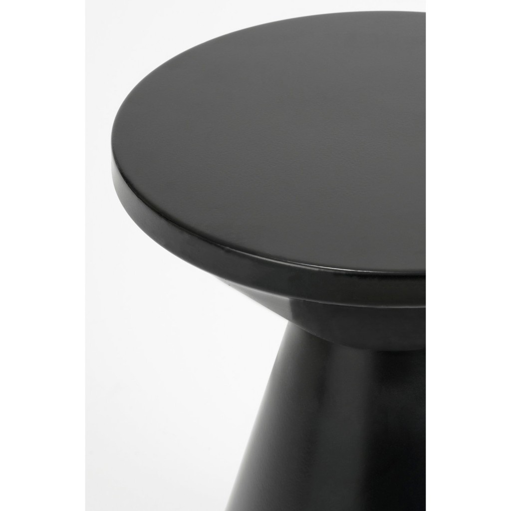 Jim Bijzettafel - H45 x Ø31 cm - IJzer - Zwart