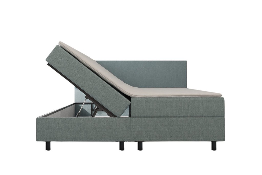 Mörgenn Opberg Boxspring Blauw 140x200