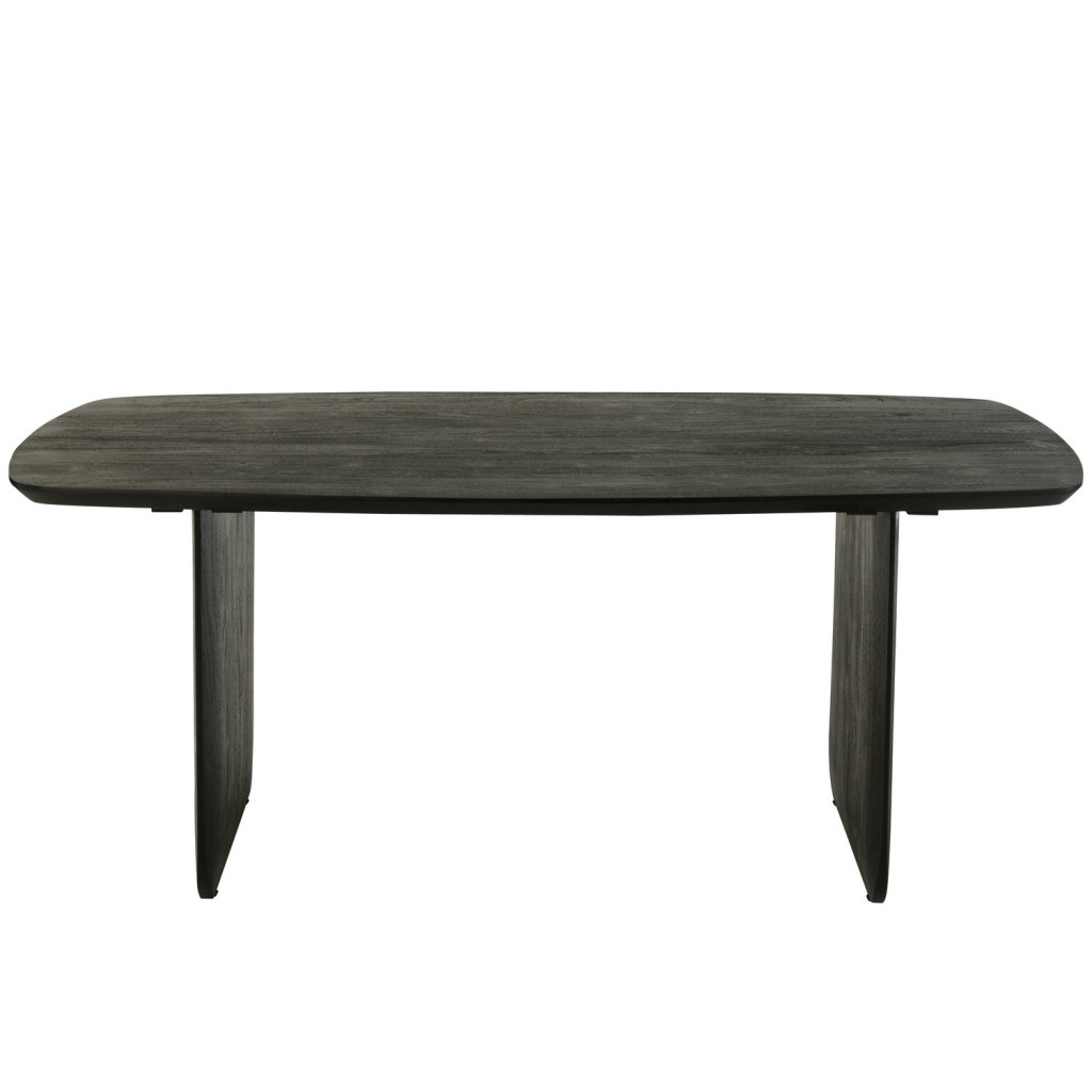 J-Line Eettafel Acaciahout Zwart