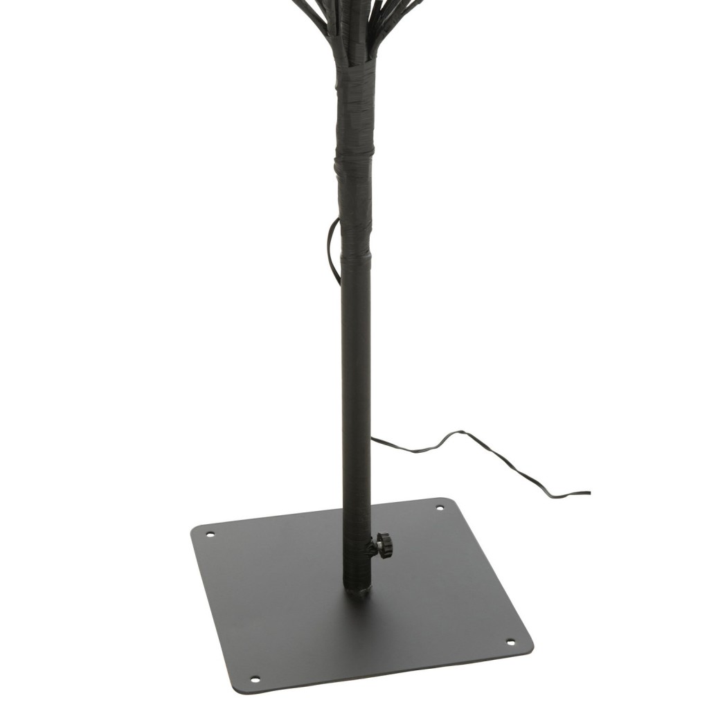 J-Line Kerstboom Kaal+ Led Metaal Zwart