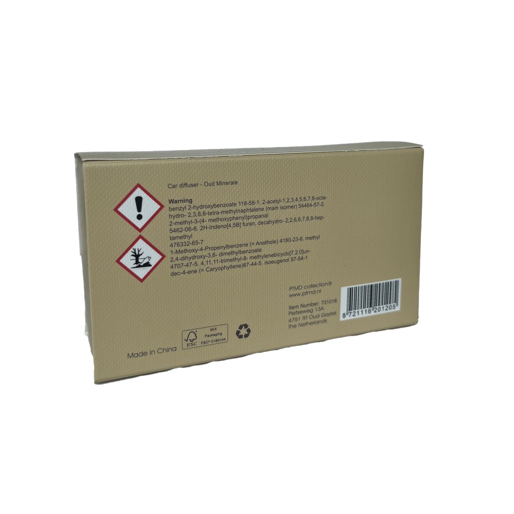 New Elements Oud Minerale Car Perfume