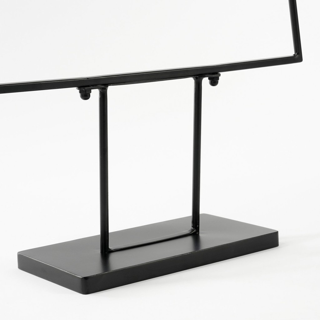 Decoratie Kerstboom - L34 x B12 x H90 cm - IJzer - Zwart