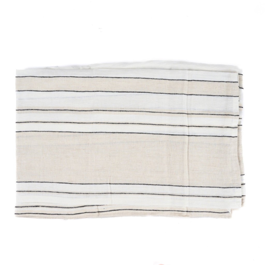 Het Provence Tafelkleed - Naturel Zwart Wit - 150x250