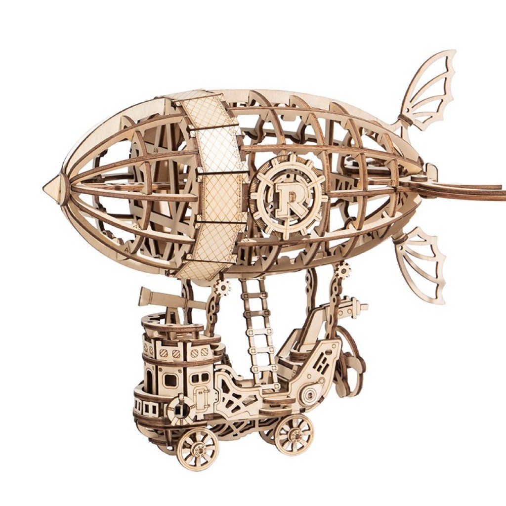 Robotime, 3D Houten Puzzel Airship, TG407, 18x12,5x16,5cm