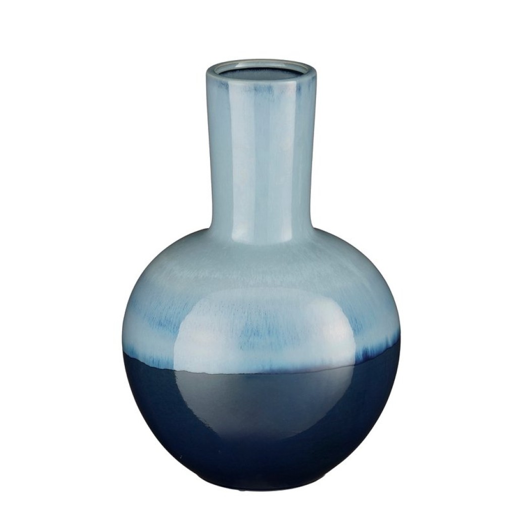 Holm vase - H42 x Ø29 cm - Ceramics - Blue