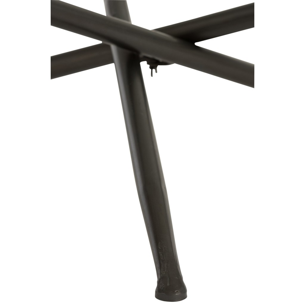 J-Line salontafel Rond - hout/glas - bruin - large