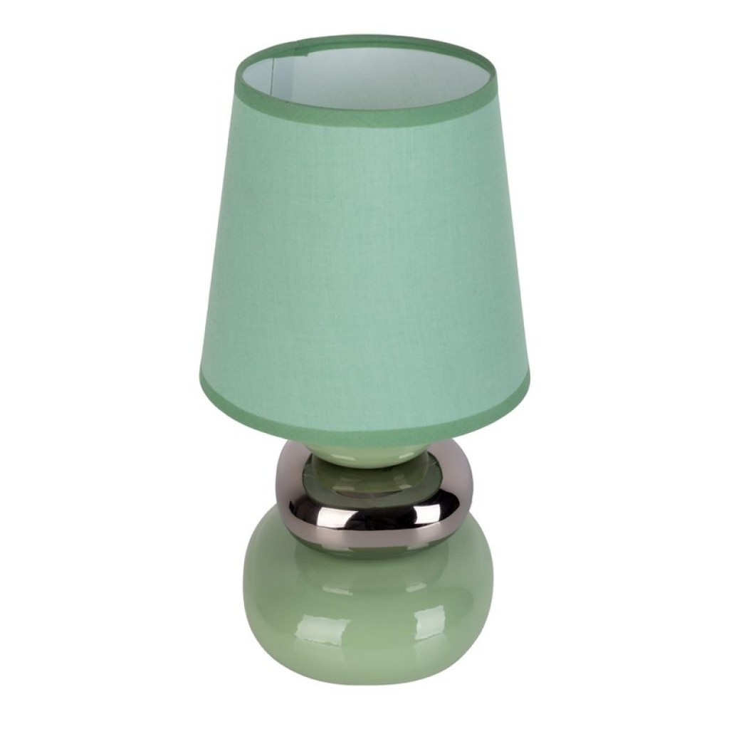Keramik Tischleuchte "STONEY" mint - Klassik - Tischleuchte - - mint - E14 - keine Angabe