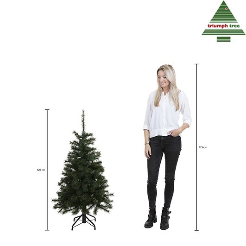 Forest Frosted Kunstkerstboom - H120 x Ø99 cm - Groen
