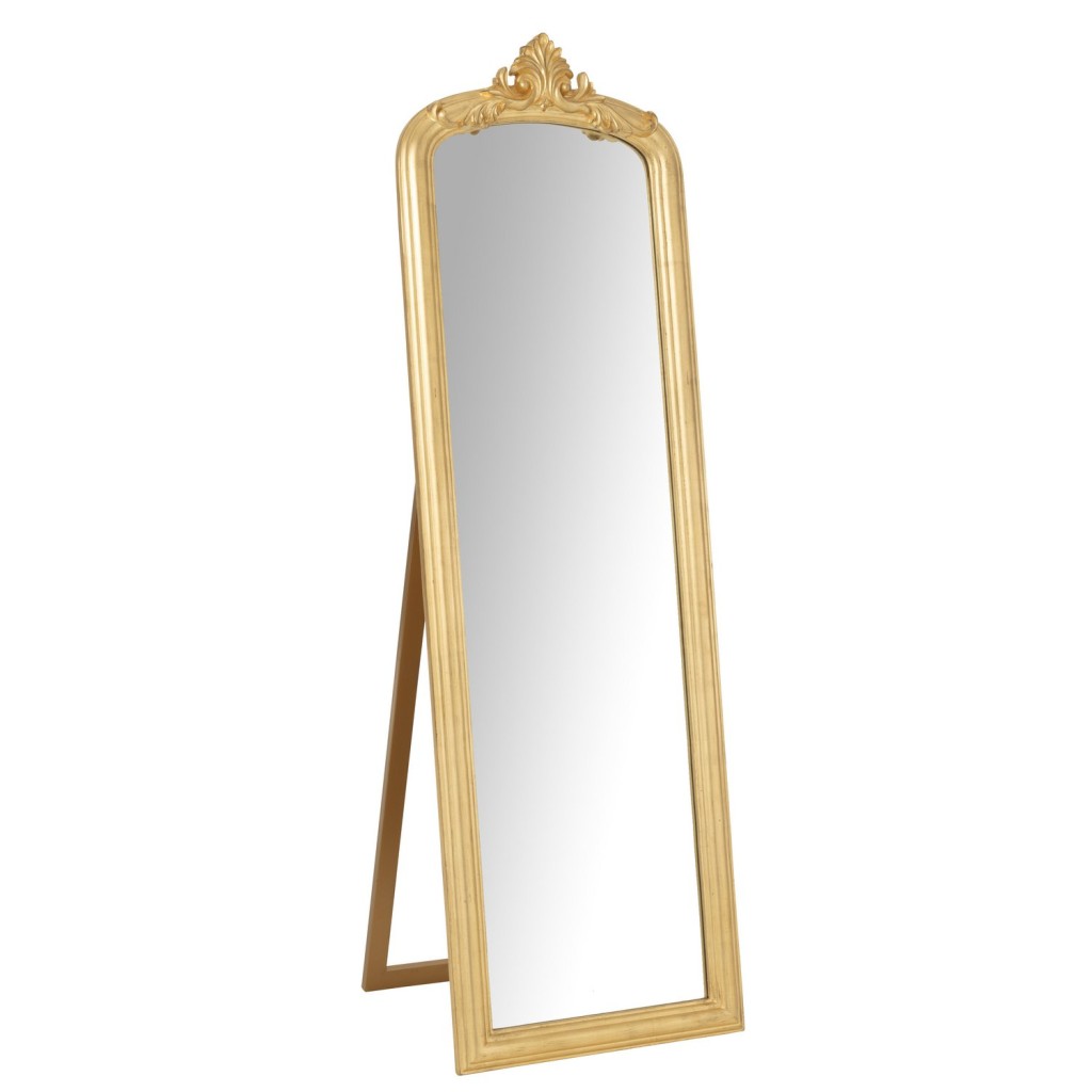 J-Line Standers Standy Emergin Hout Gold gekleurd