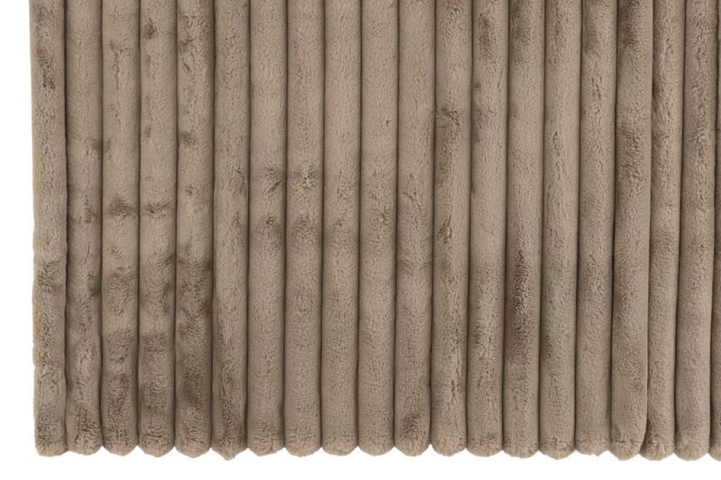 J-Line Plaid Large Corduroy Polyester Taupe