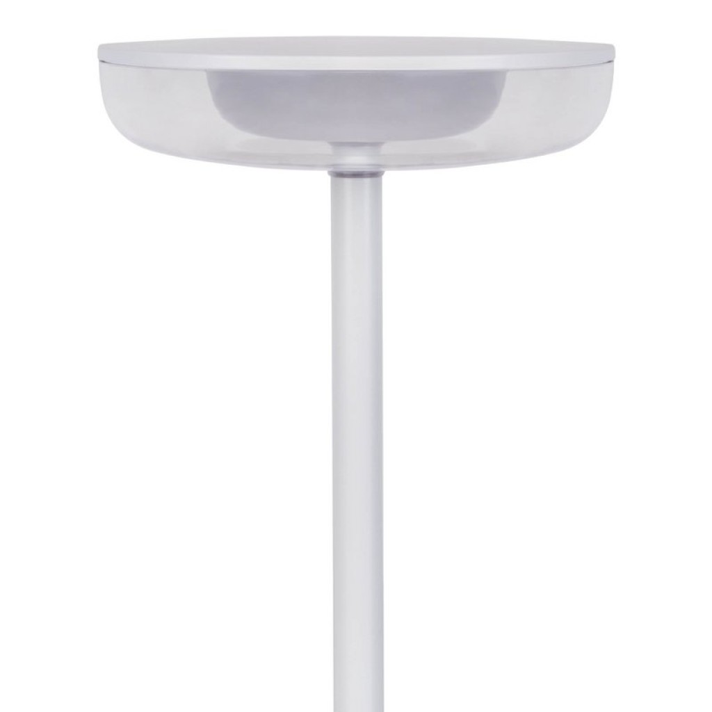 Cordless tablet light "Pasi" for outside and inside, made of metal and plastic in white, dimmable, with touch and memory function, approx. 26 cm high
