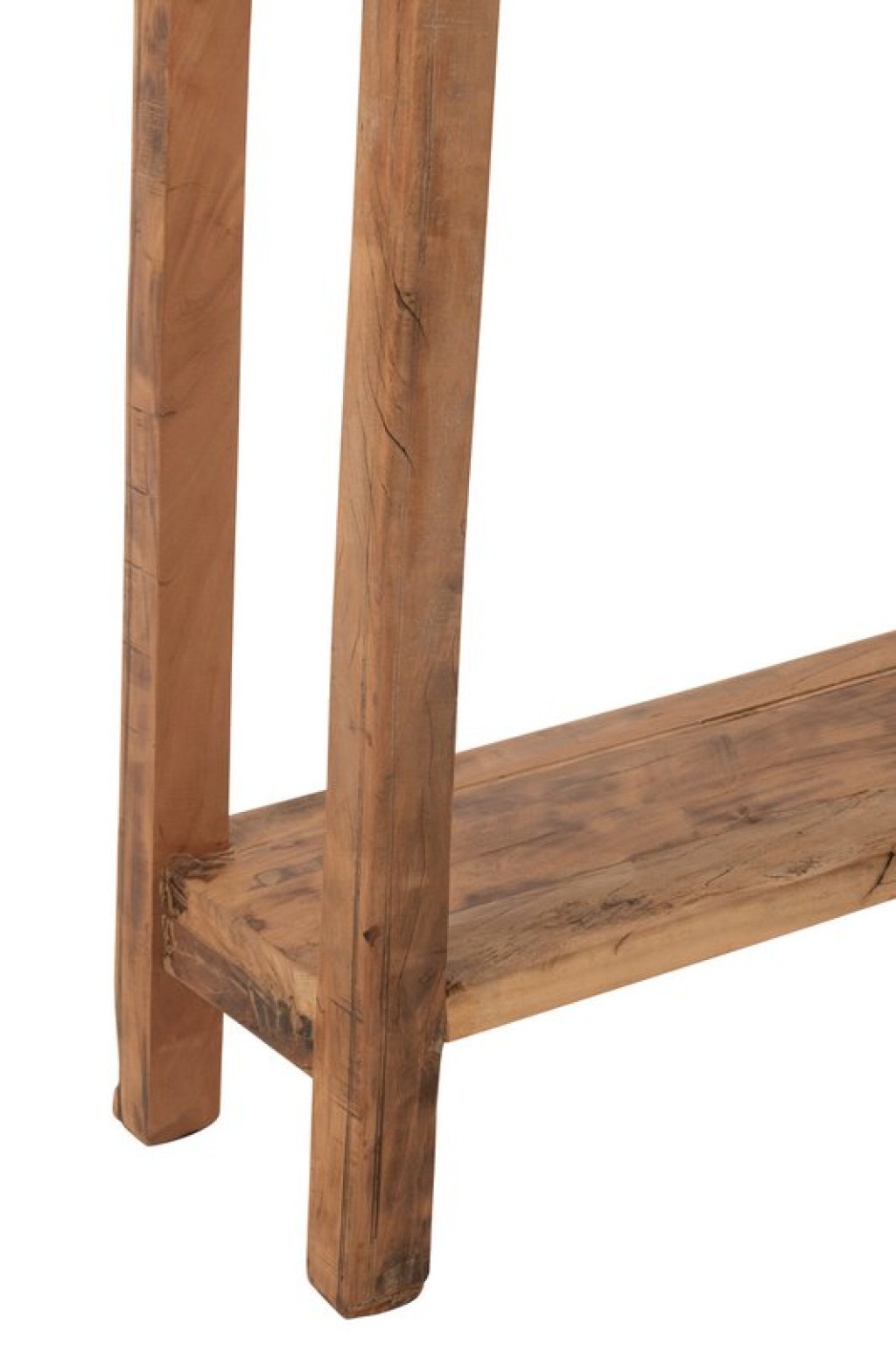 J-Line Console Square Recycled Wood Natural