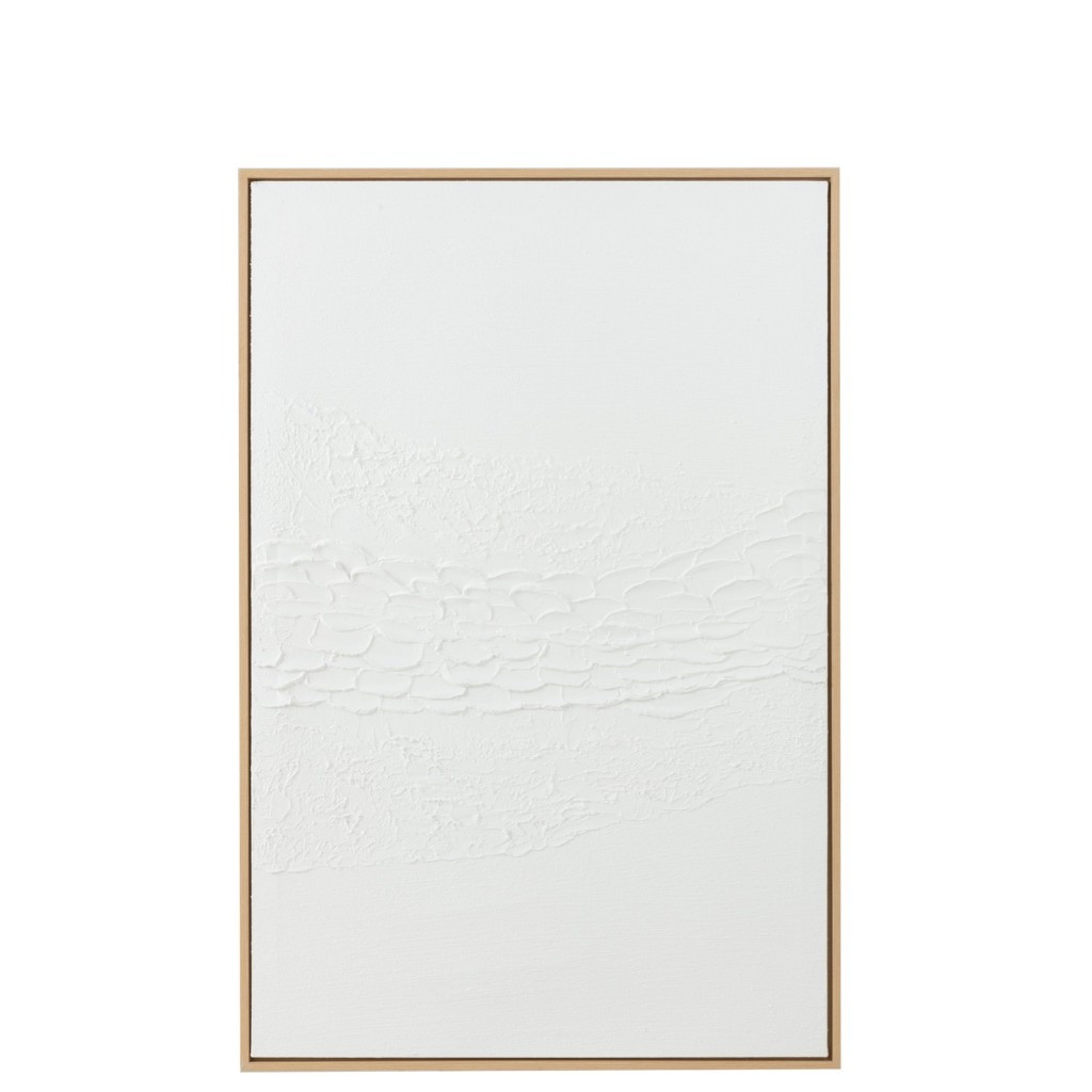 J-Line Schilderij Lauwra Canvas Wit
