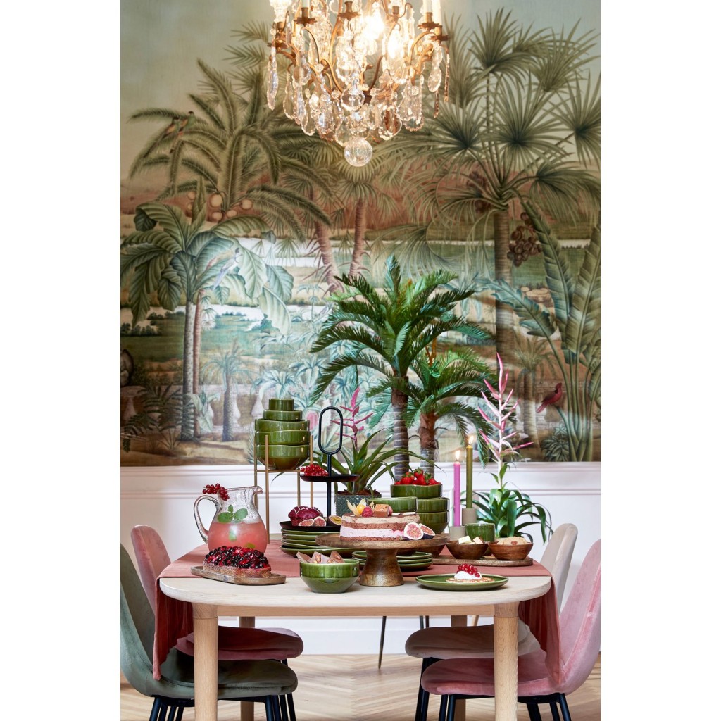 Rhea Schaal - Ø18 cm - Keramiek - Groen