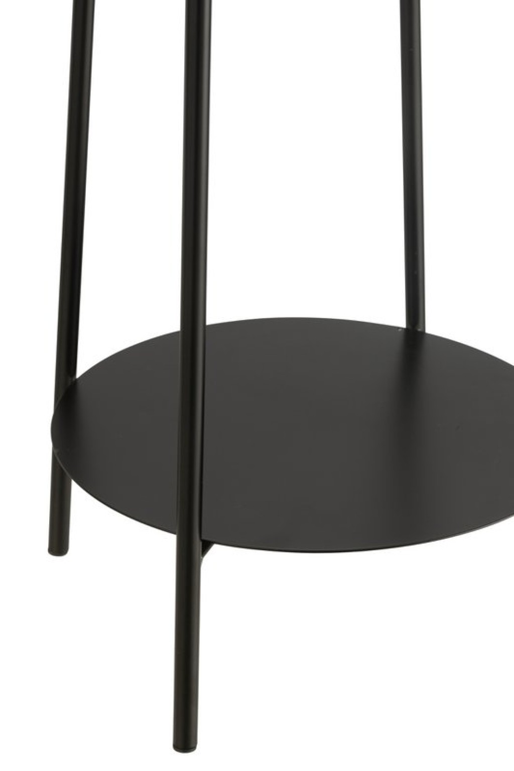 J-Line Flower Stand Two Metal Black