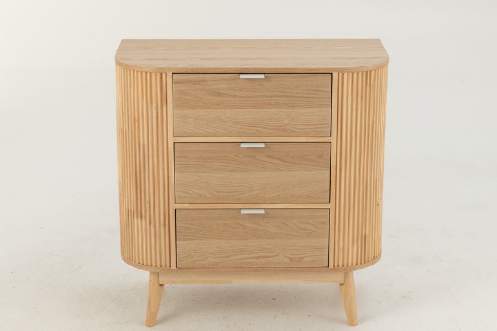 J -Line Cupboard Round - Pinehout - Natural - Large