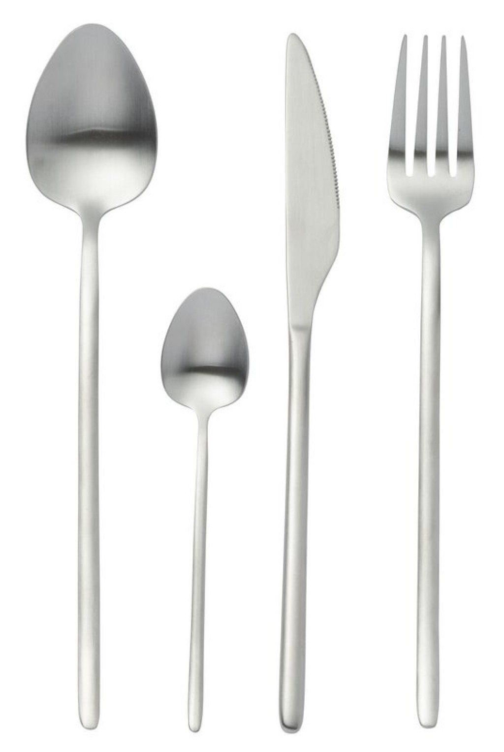 J-Line Box Cutlery C 24 Pieces Stainless Steel Matte Silver