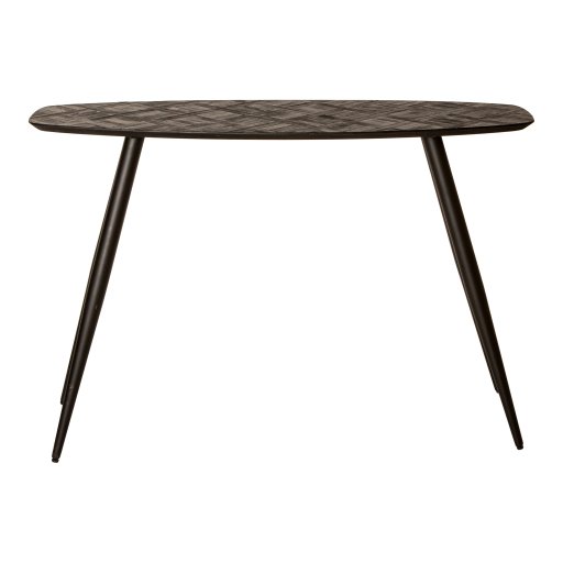 Tyano Black Recycled Teak Wood Side Table