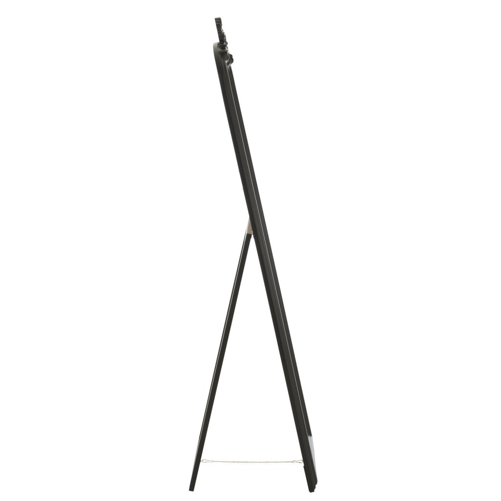 J-Line spiegel Emi - hout - zwart