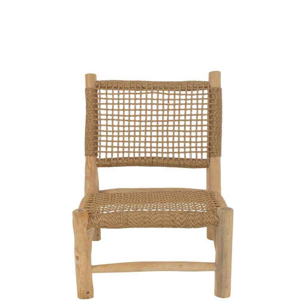 J-Line Zetel Vita Teak/Kunststof Naturel