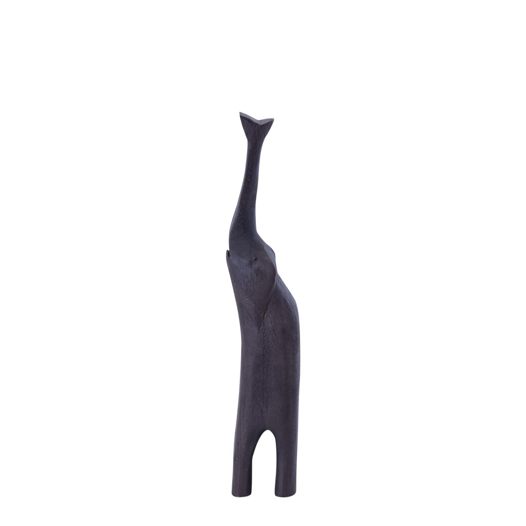 Urte Brown Mango Wood Elephant Shaped Statue M