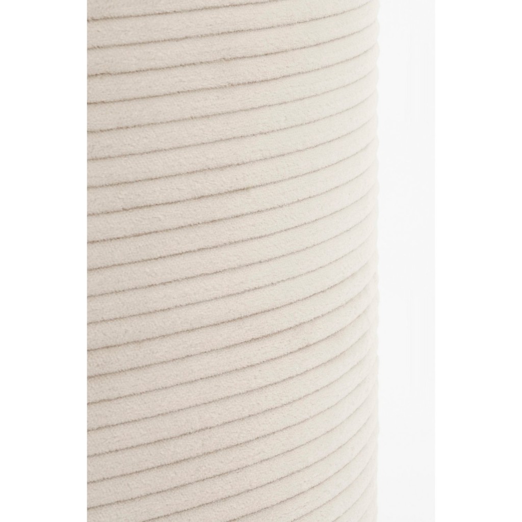 Poef met Opbergruimte - H41 x  Ø42 cm - Off-white
