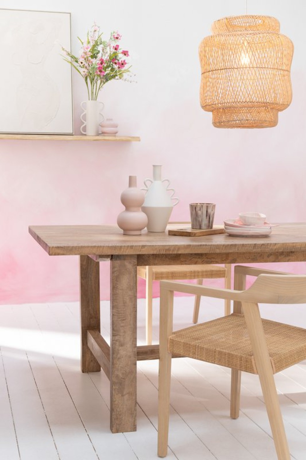 J-Line chair Square Open Sungkai - wood - natural