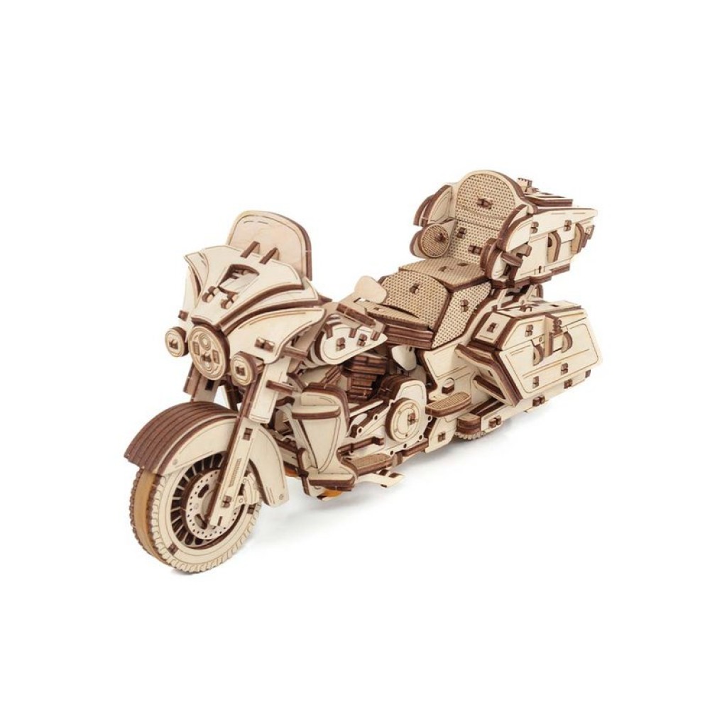 Eco Wood Art 3D Mechanical Wooden Puzzle Bike, 3007, 22.6x8.4x12.3cm
