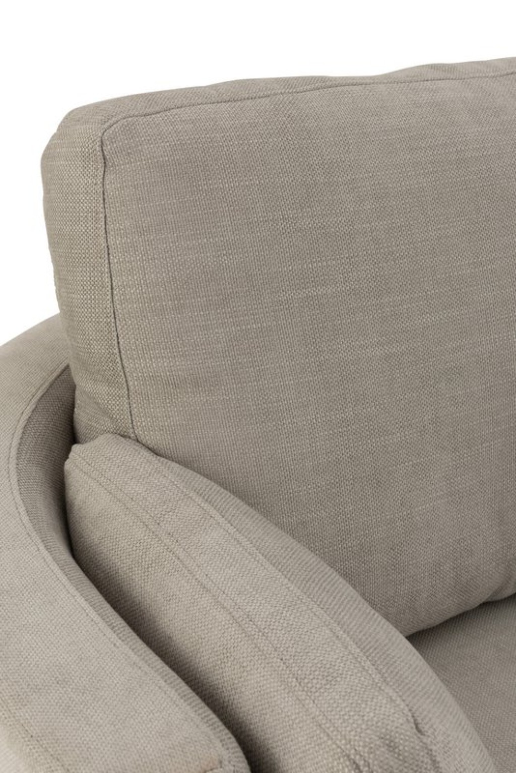 J-Line Lounge chair Swiv Wood/Textile Gray