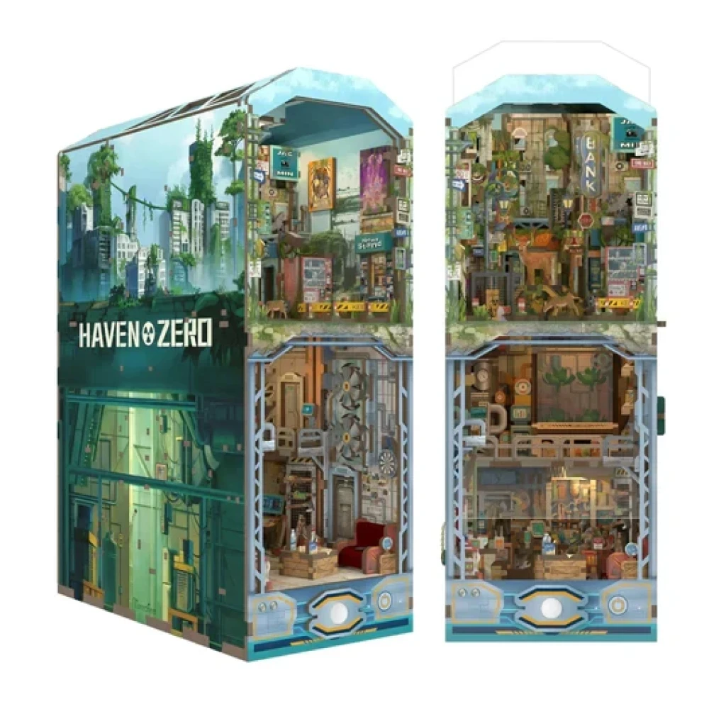 Tonecheer, DIY Book Nook, Haven Zero Bookend, TQ132, 26,3x19x10cm