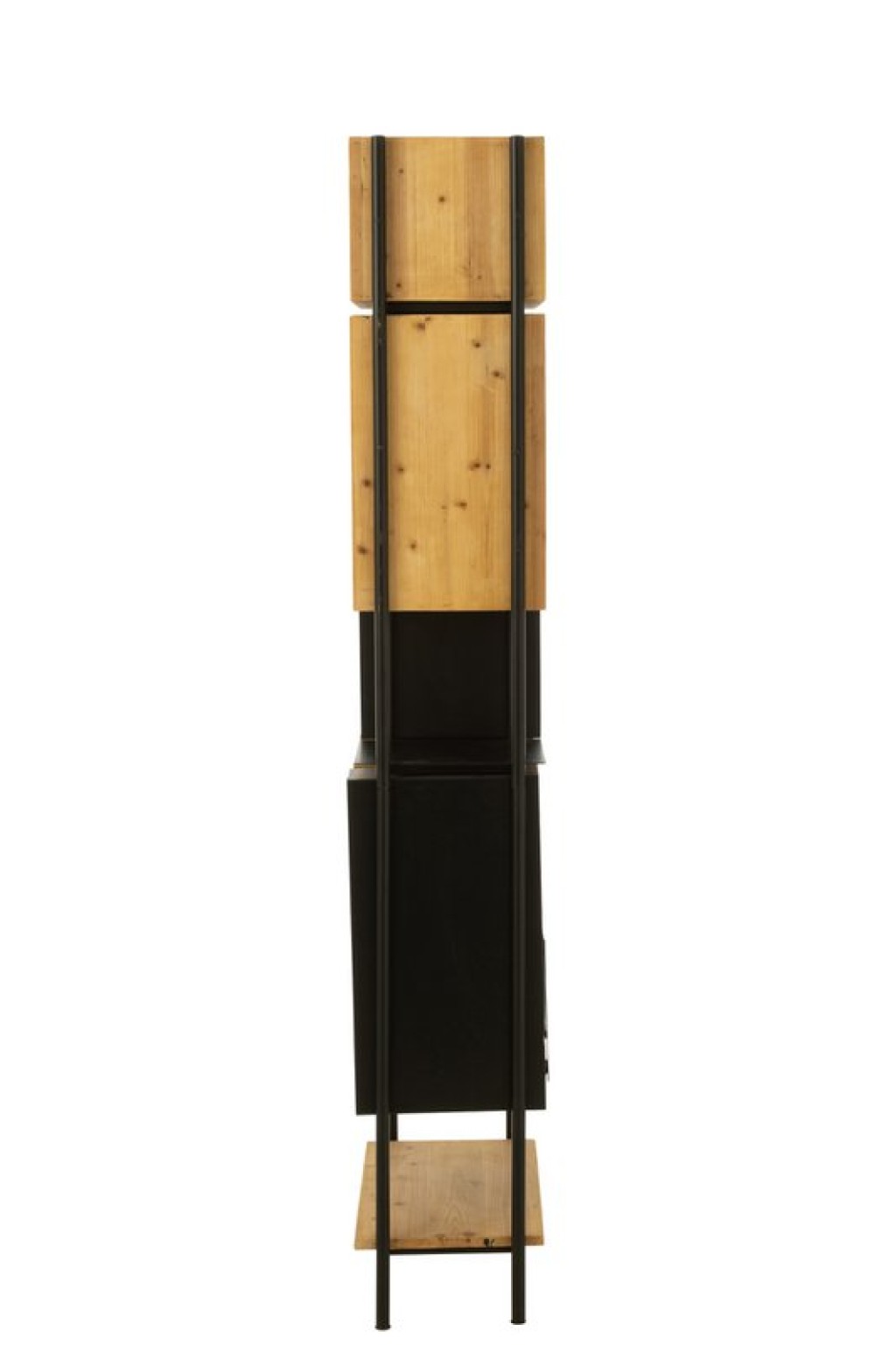 J-Line Shelf Tina Wood/Iron Black/Natural Small
