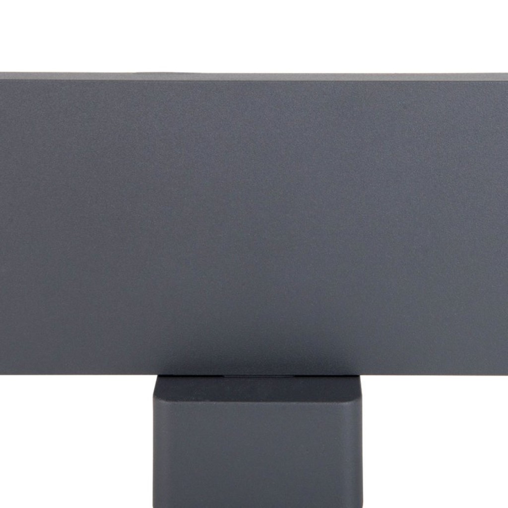 LED outer wall lamp "Clair", made of metal and plastic in anthracite, with integrated LED