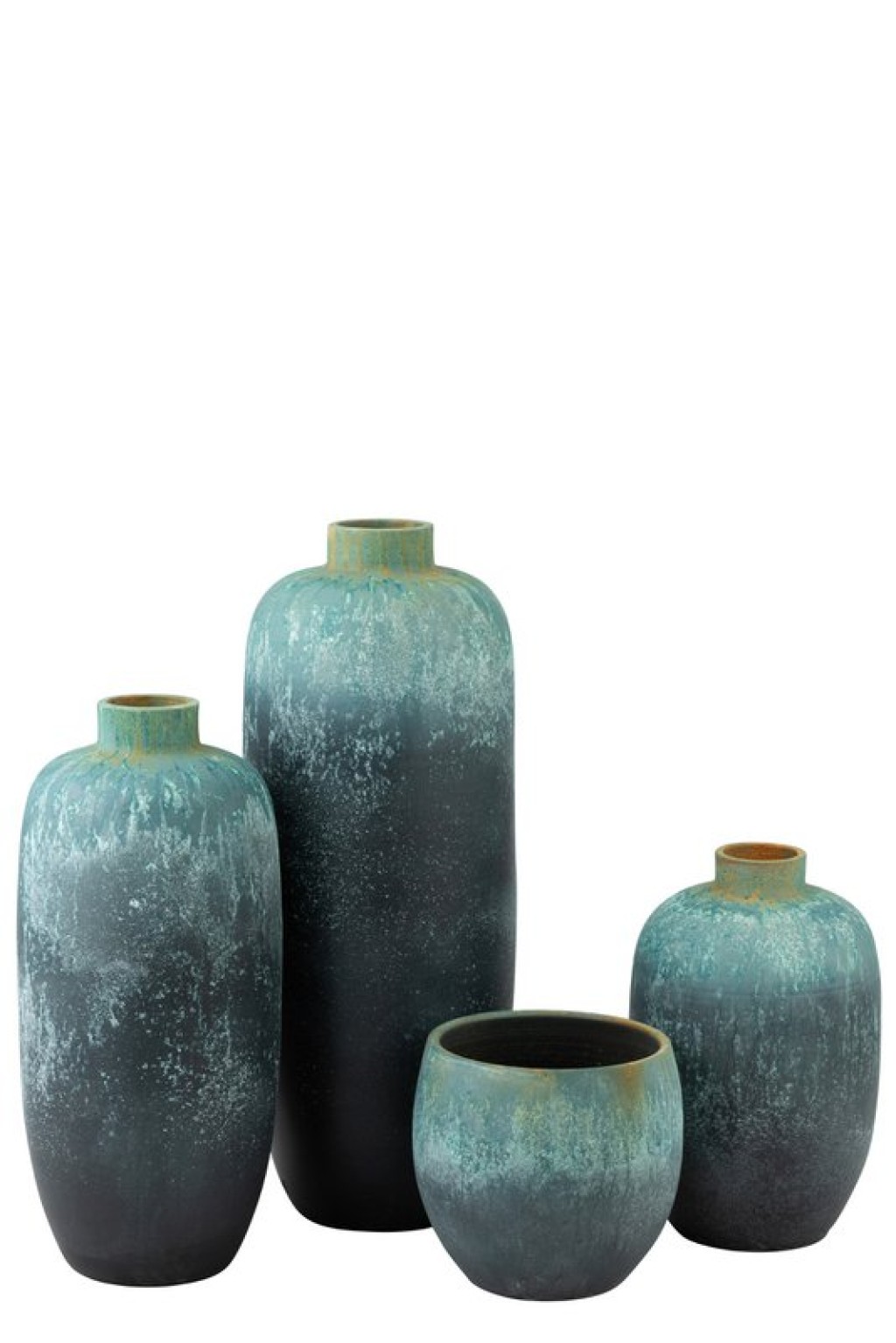 J -Line Vase Vintage - Ceramics - Azure - Large - 93 cm high