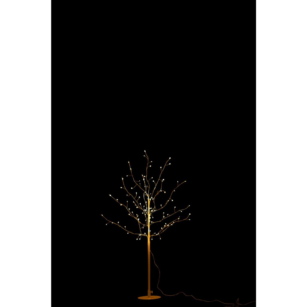 J-Line decoratie boom Kaal - wit - medium - LED