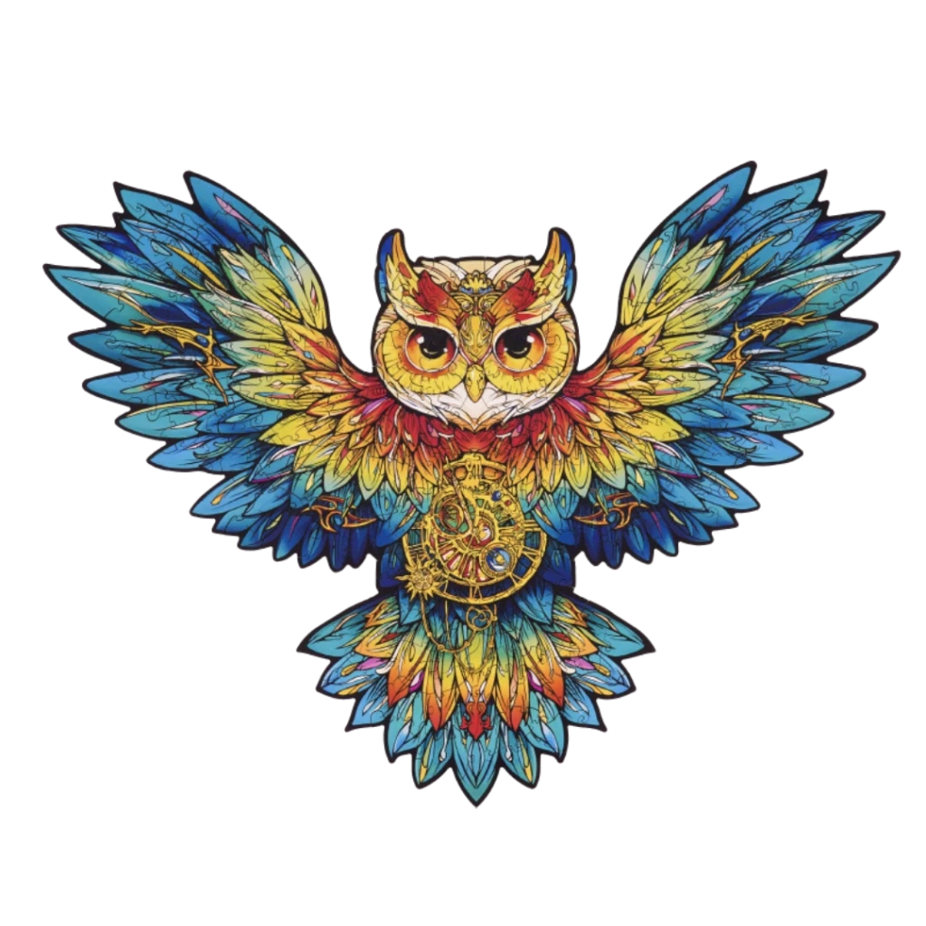 Houten Legpuzzel, Rowood, Paradise, Owl, TA004, 36,8x27,5cm