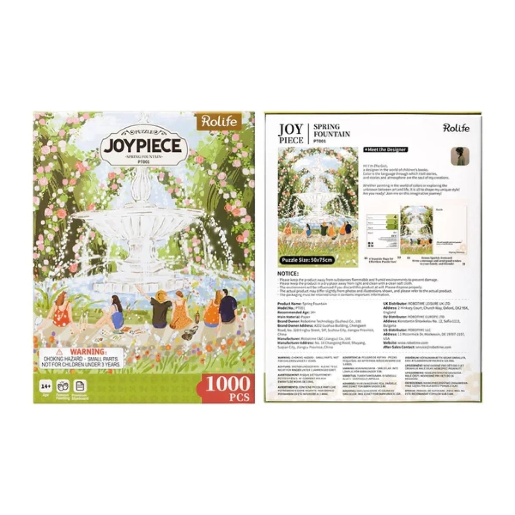Legpuzzel, Robotime, Joypiece Spring Fountain, PT001, 50x75cm
