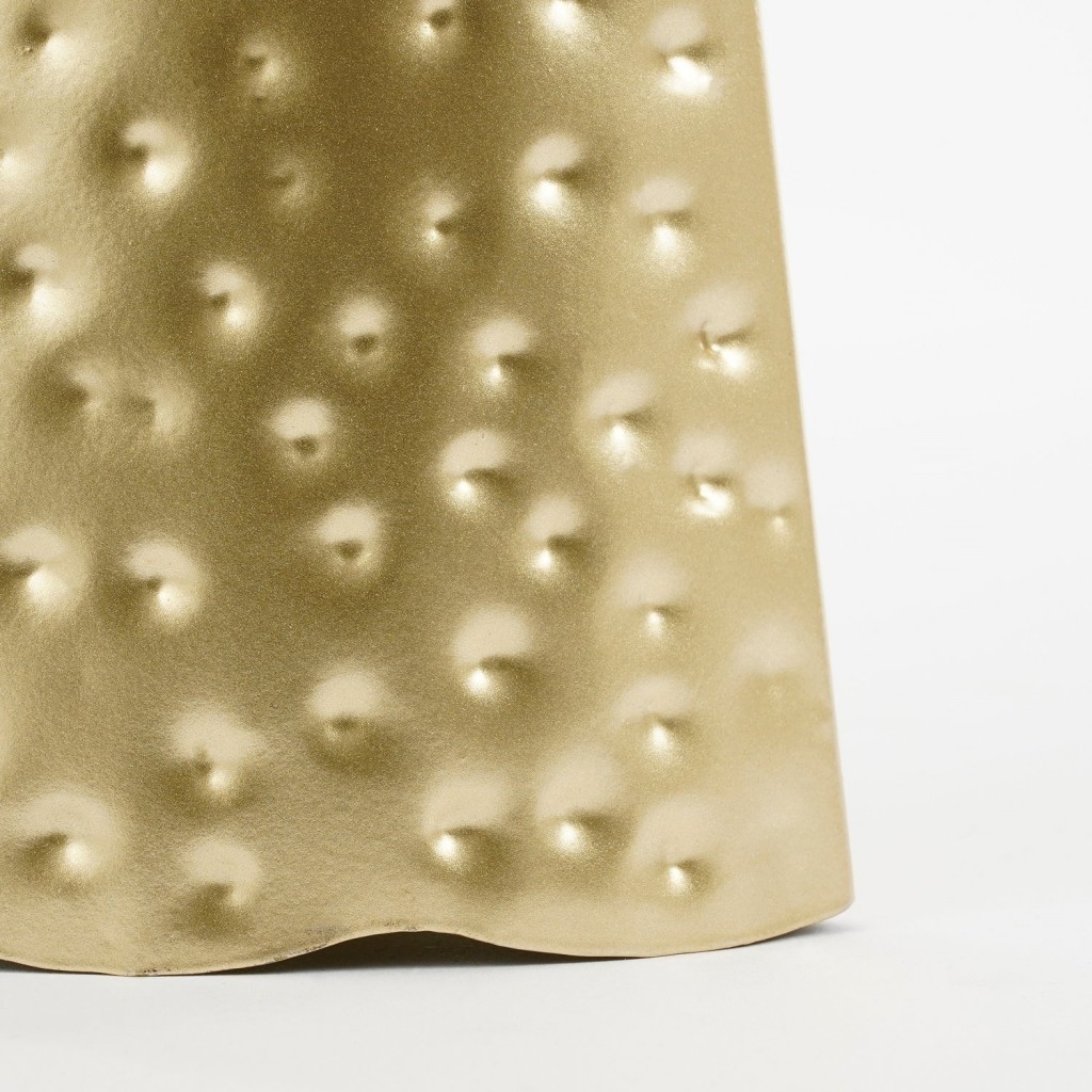 Decoratie Kerstboom - L15 x B8 x H68 cm - IJzer - Goud