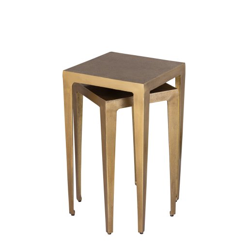 Rivva Brass Casted Alu Square Side Table Sv2 Low
