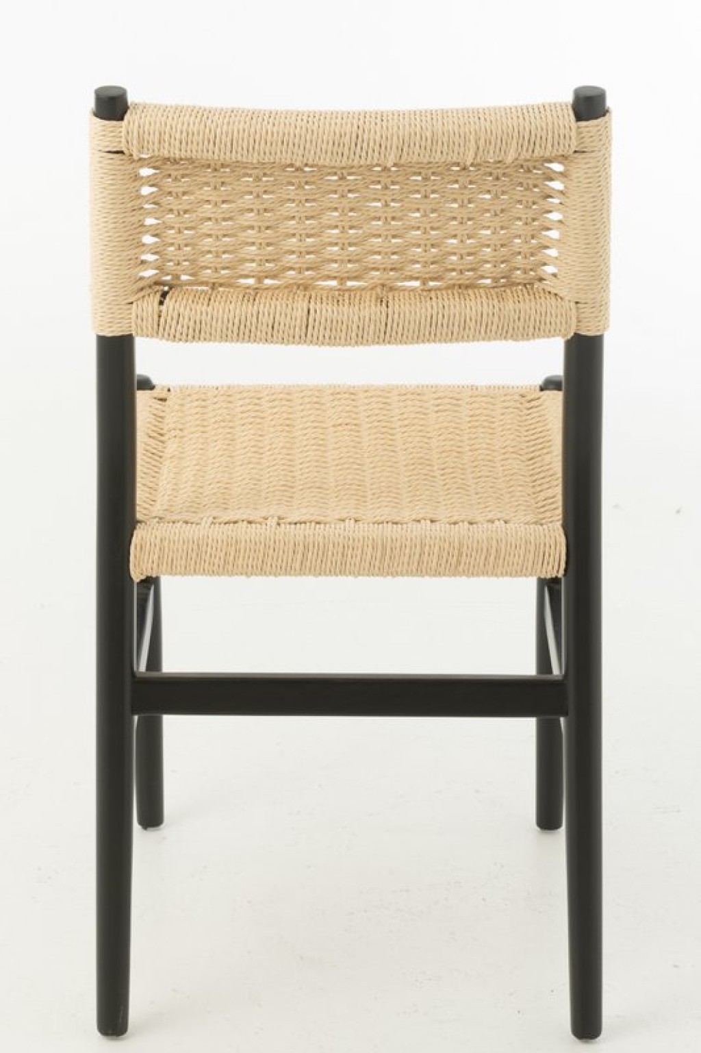 J-Line Chair Lap Beechwood/Rope Black