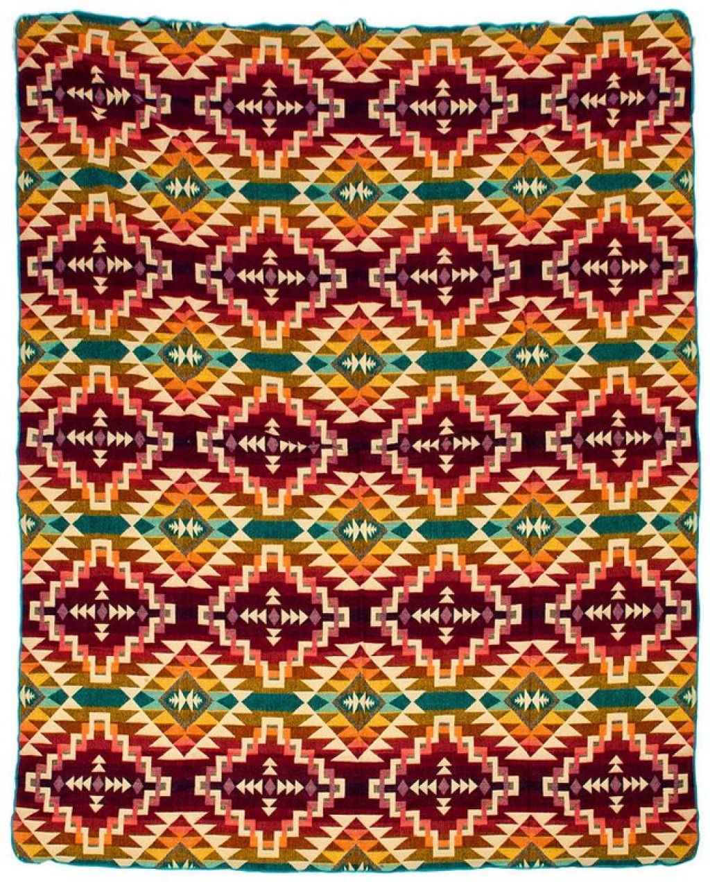 Ecuadorian alpaca blanket | native blanket | Chimborazo Pink