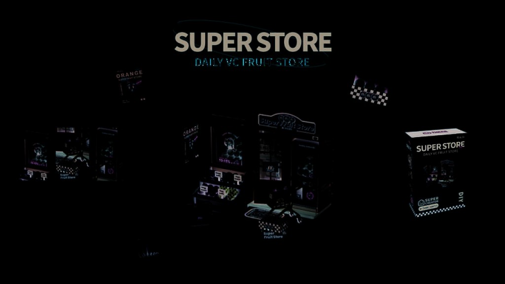 DIY Huisje Super Store Daily VC Fruit Store, Robotime, DW003, 16,3x16,3x15,2cm