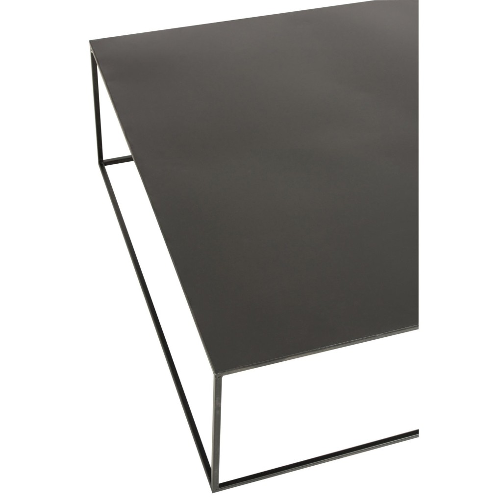 J-Line salontafel Vierkant - metaal - zwart