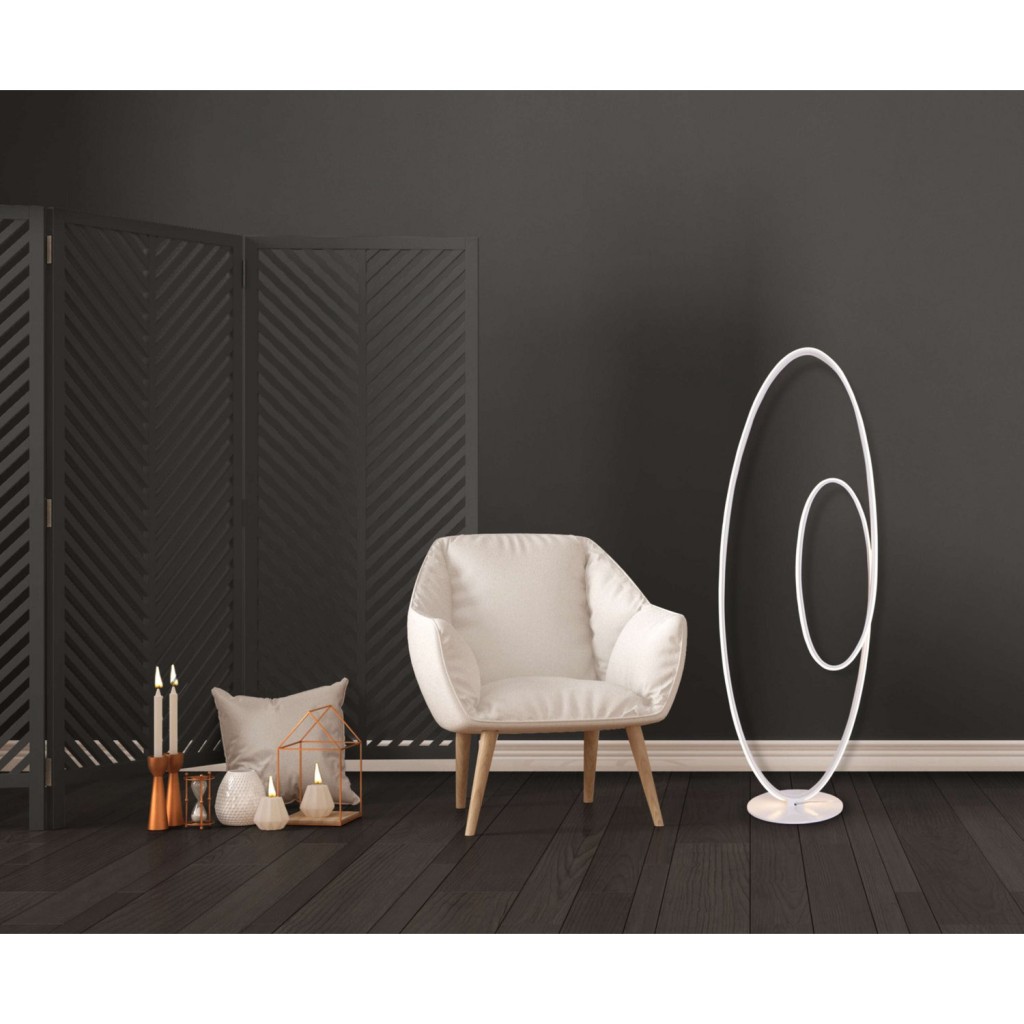 LED vloerlamp h: 120cm wit "Odrive"