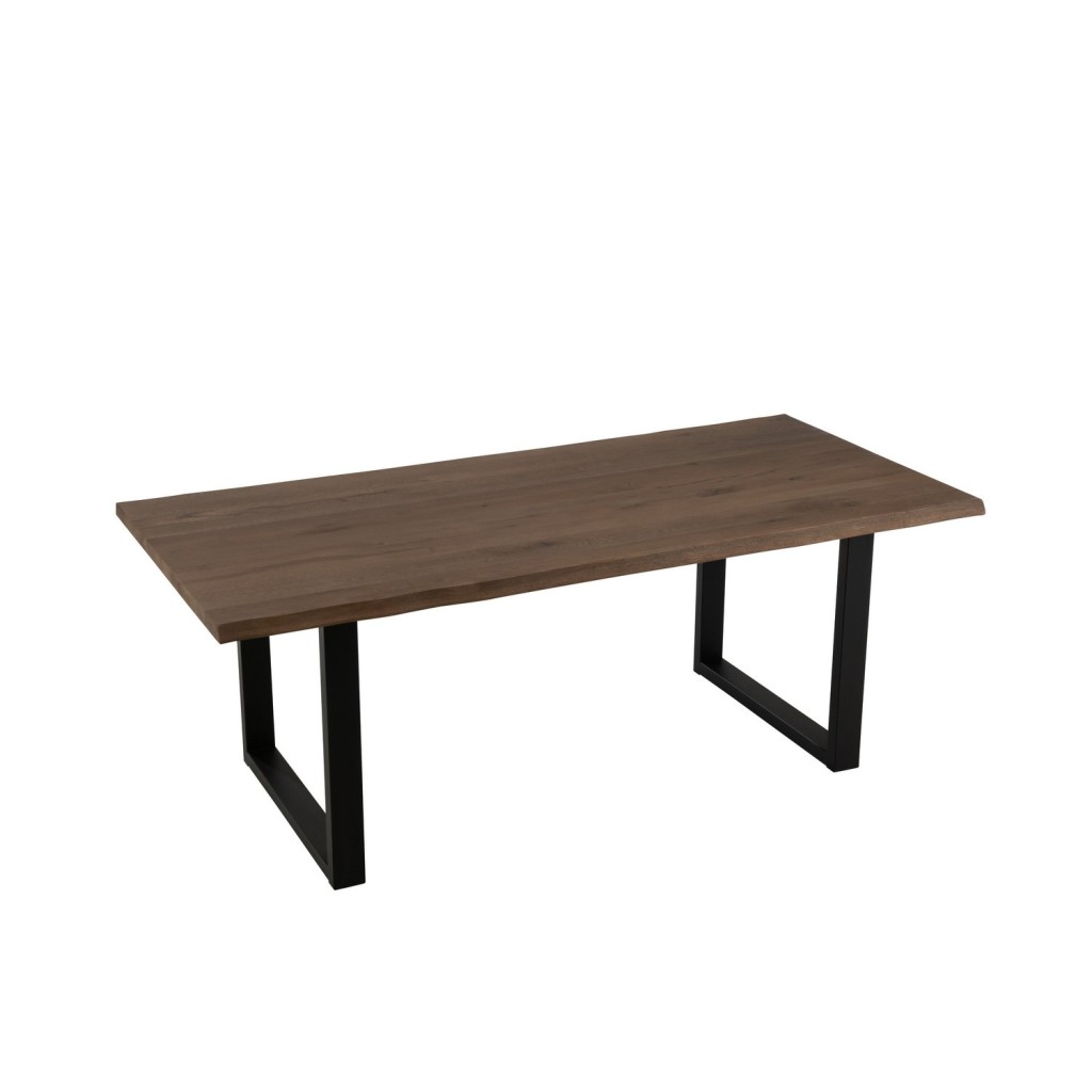J-Line tafel Poten Rechthoek - metaal - zwart